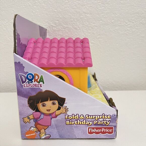 Fisher Price Dora the Explorer Fold & Surprise Birthday Party Playset Toy 2009 - Picture 8 of 9